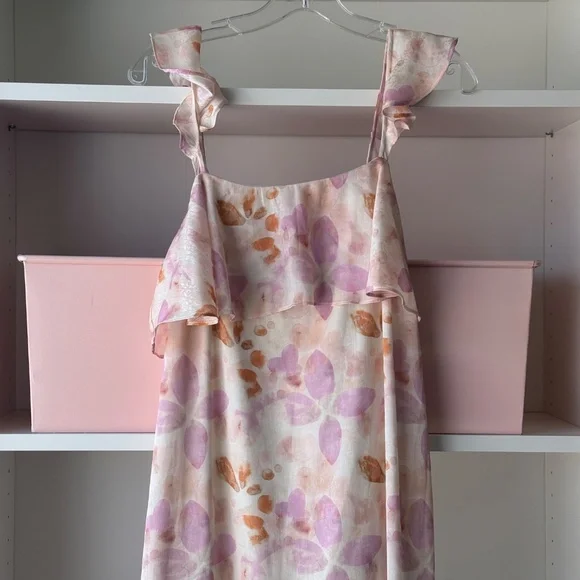 HOUSE OF HARLOW 1960 x REVOLVE Evelyne Watercolor Floral Maxi Dress - Picture 6 of 9